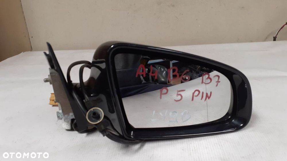 LUSTERKO ELEKTRYCZNE PRAWE AUDI A4 B6 B7 P5PIN  LY9B - 2