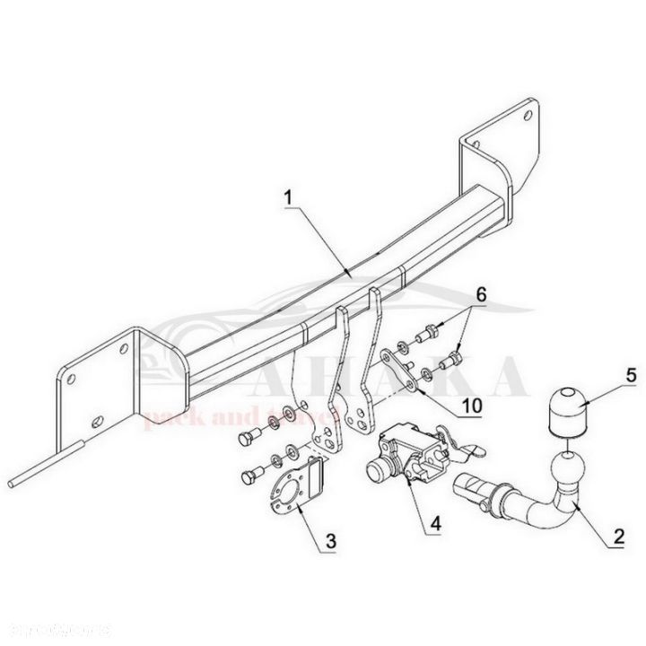 Hak Holowniczy Automat Do Bmw X1 E84 2009-2015 - 3