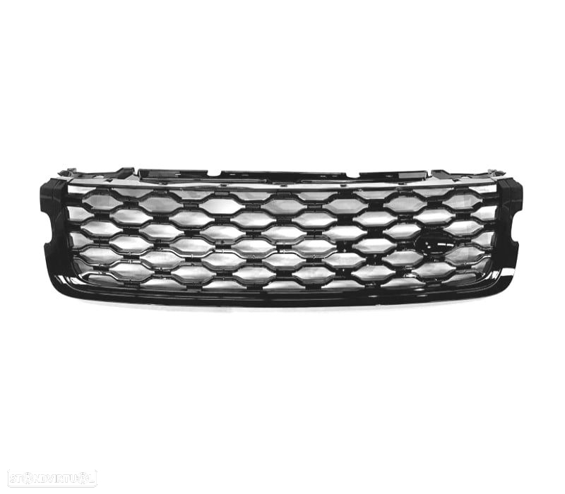 GRELHA FRONTAL RANGE ROVER VELAR 17- LOOK R DYNAMIC PRETO BRILHANTE - 2