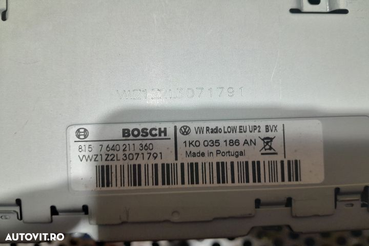 Radio cd 1K0035186AN 1K0035186AN Volkswagen VW Jetta 6 [2010 - 2014] - 3