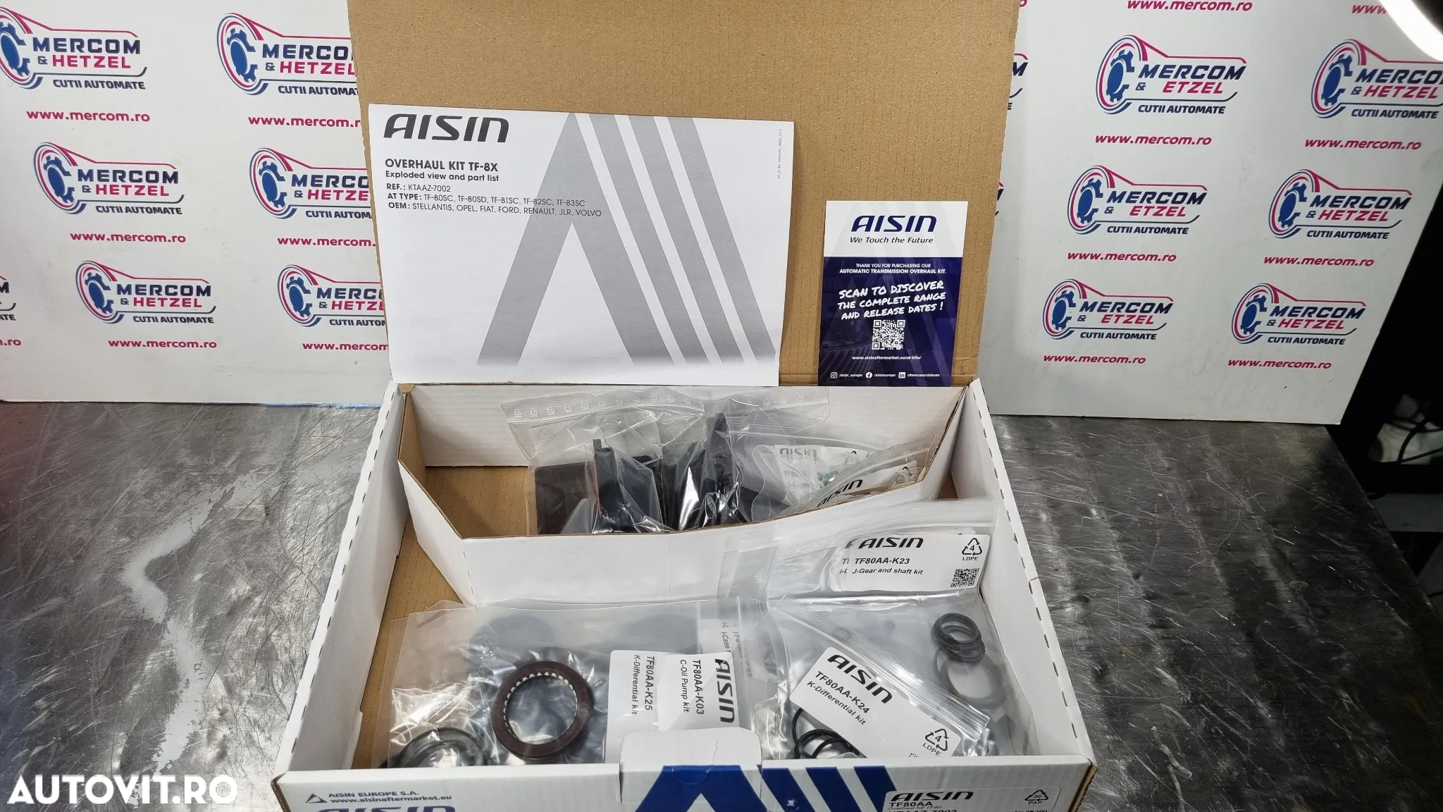 Set Garnituri AISIN OEM / TF80SC / TF80SD / TF81SC /TF82SC / OPEL INSIGNIA / VECTRA / ZAFIRA / VOLVO XC90 / XC60 / XC70 / 2006+ - 5