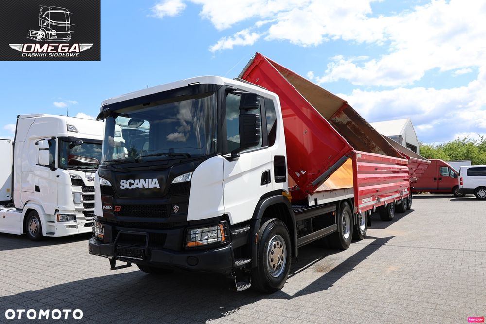 Scania P 450 XT / 6X4 /  WYWROTKA + PRZYCZEPA / ZESTAW / - 23