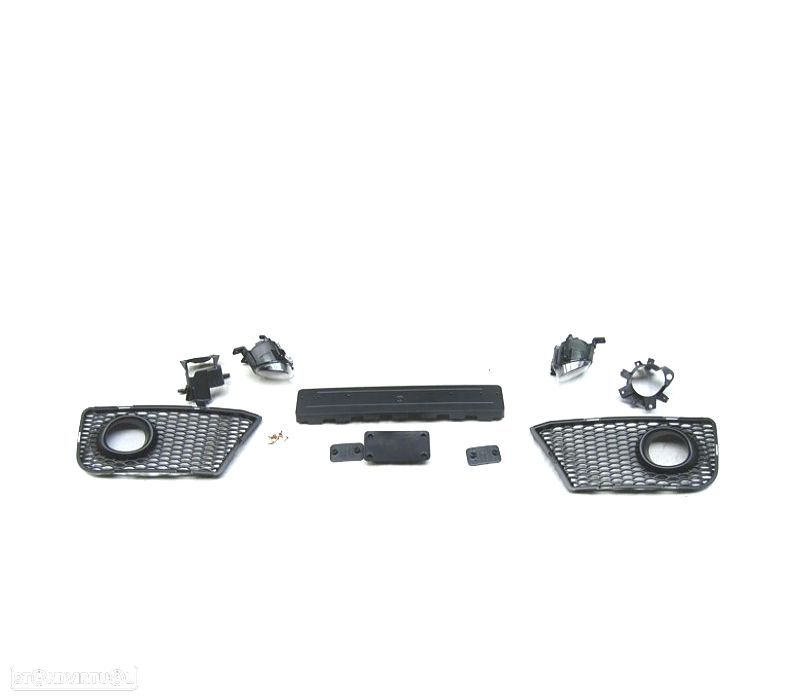 PÁRA-CHOQUE FRONTAL AUDI A3 8P 08-12 RS PRETO PDC - 2