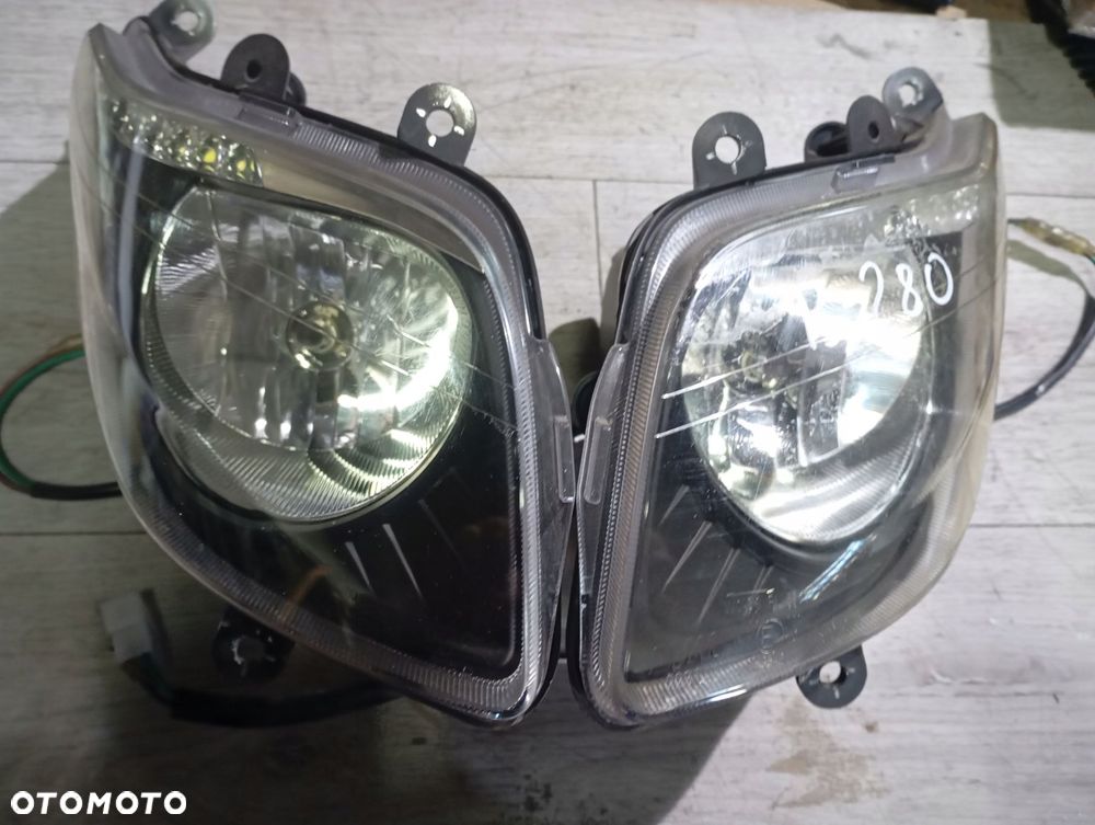 sym joymax 300 i evo lampa przód lewa+prawa reflektor - 2
