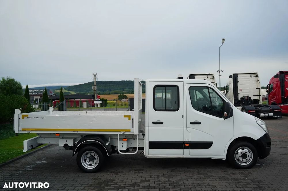 Renault MASTER / DCI 150 / BASCULATOR / CAMION CU TRACȚIE MIXĂ 7 LOCURI / MANUAL / DOUĂ RULOURI - 22