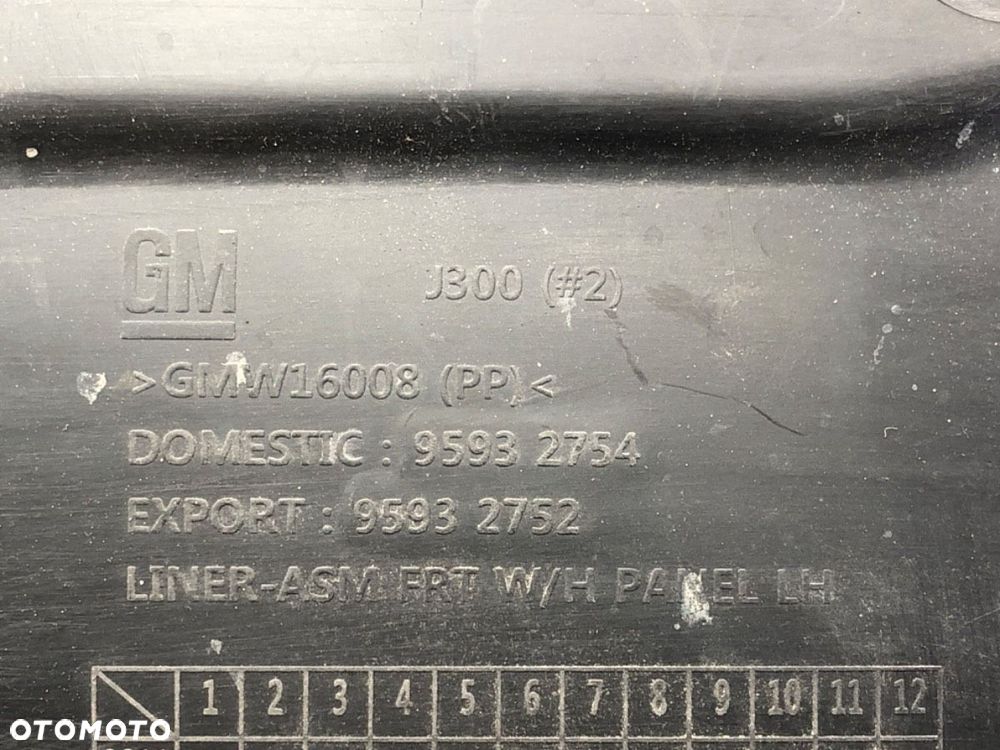 NADKOLE LEWY PRZÓD - 94.00 PLN - CHEVROLET CRUZE (J300) 2009 - 2022 1.4 74 kW [101 KM] benzyna 2013 - 4