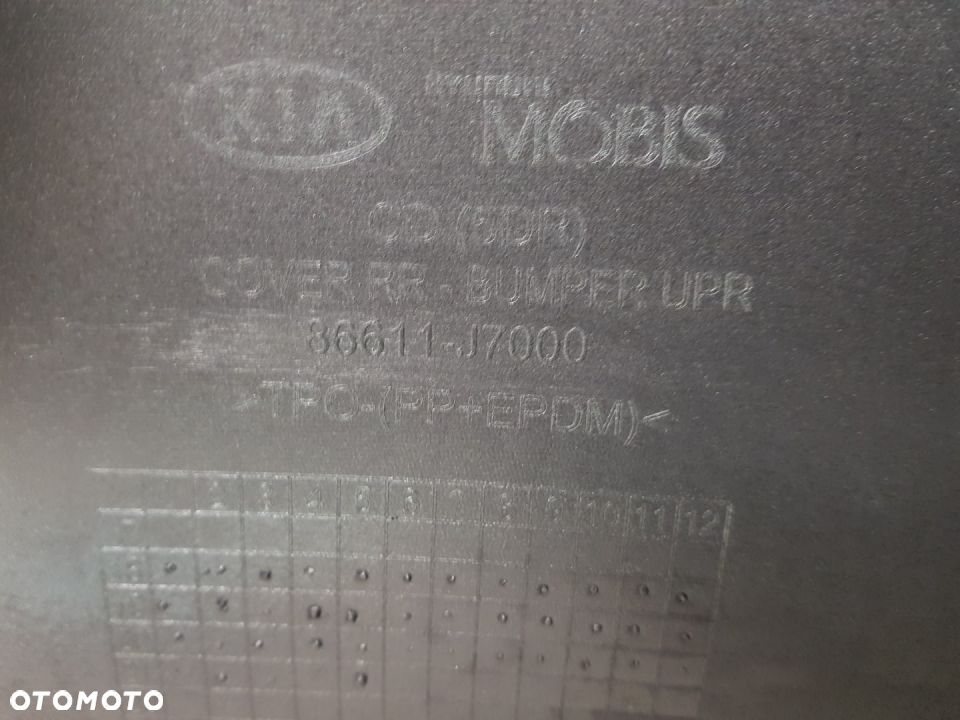 KIA CEED III 3 HB 5D 18- ZDERZAK TYŁ 4PDC TYLNY 86611-J7000 - 6