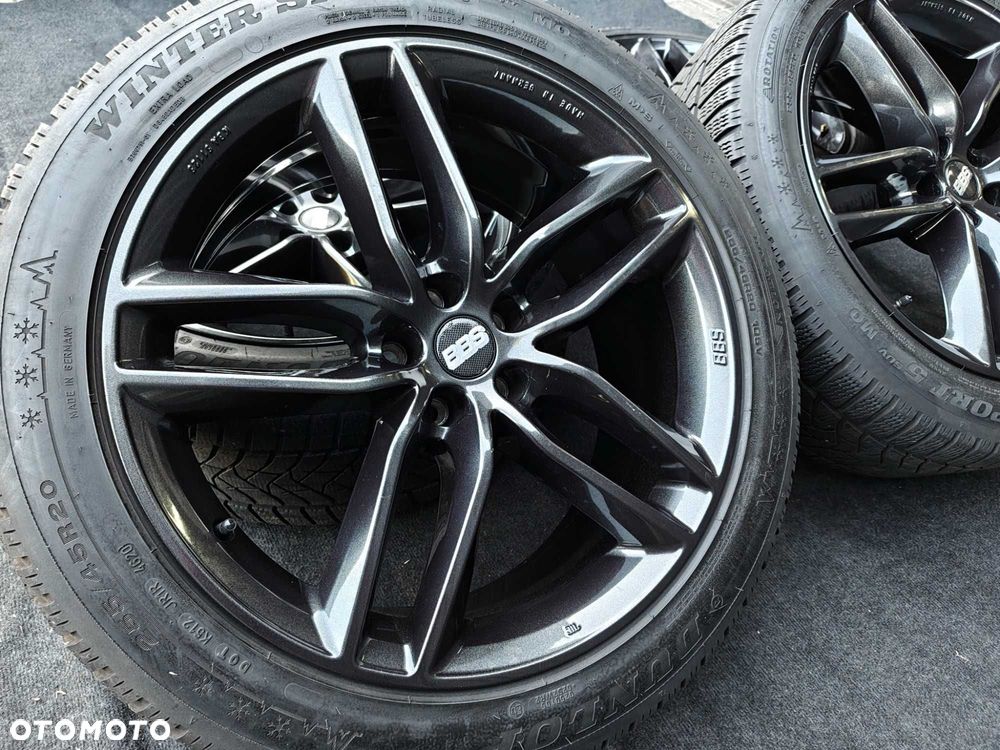 KOŁA ZIMOWE  BBS Volvo XC60  Ford Edge  Kuga 255/45/20 Dunlop NR 20008