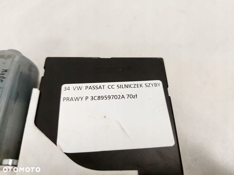 volkswagen passat cc silniczek szyby prawy przód - 2