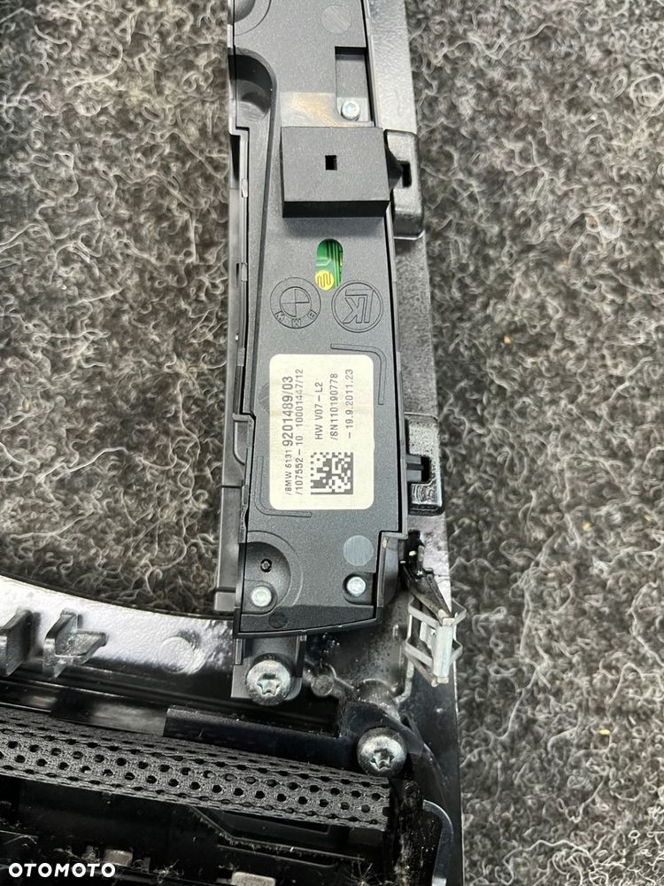 bmw f01 seria 7 ramka lewarka zmiany biegów 9113863 11419110 - 15