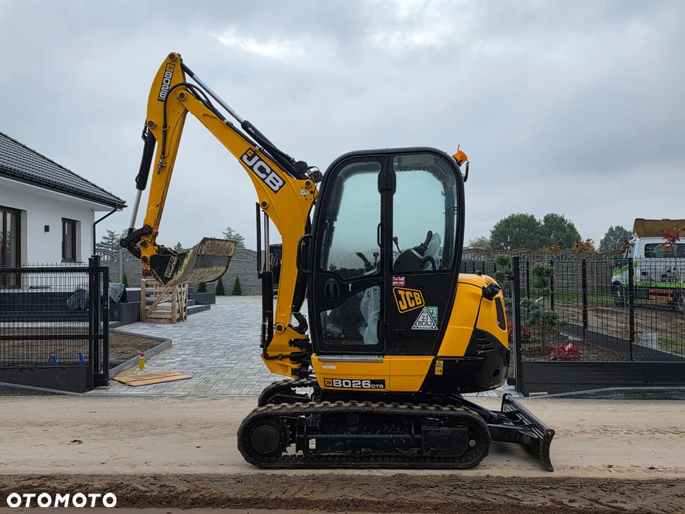 JCB JCB 8026 mini koparka 3 łyżki szybkozłącze 1 wł sprowadzona serwisowana idealna 8025 - 28