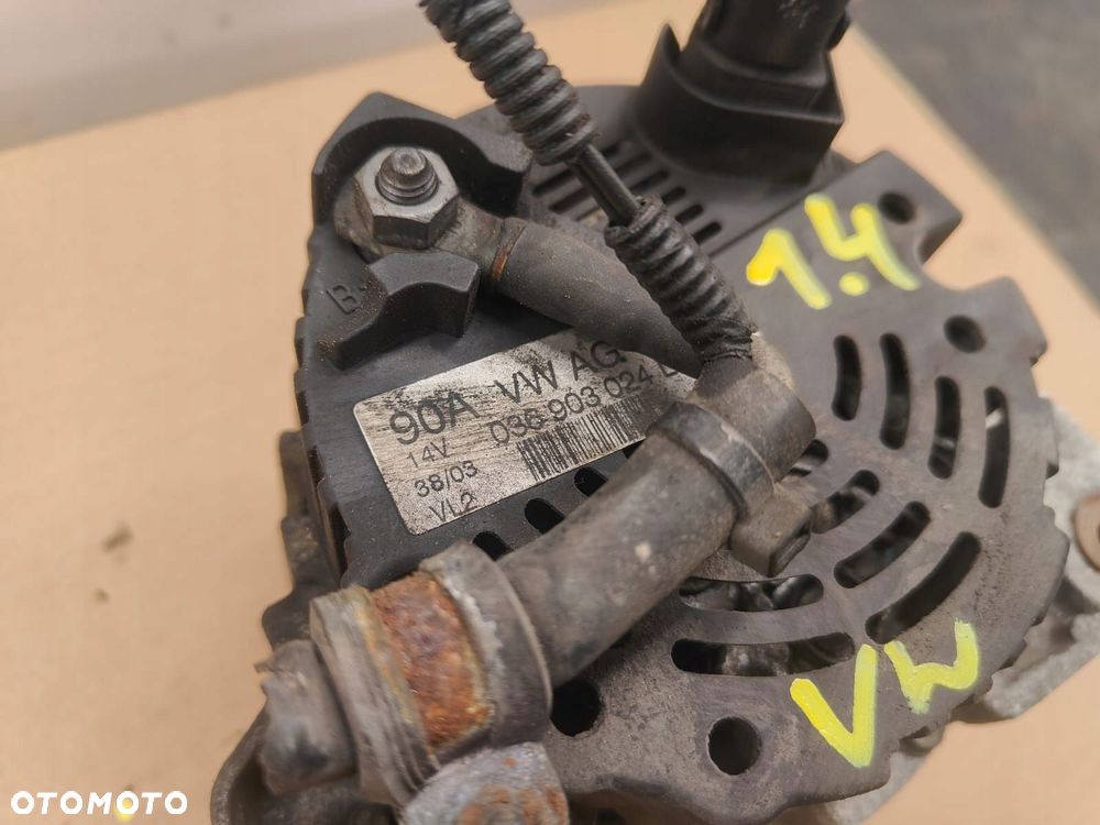 volkswagen 1.4 benzyna alternator 036903024l - 2