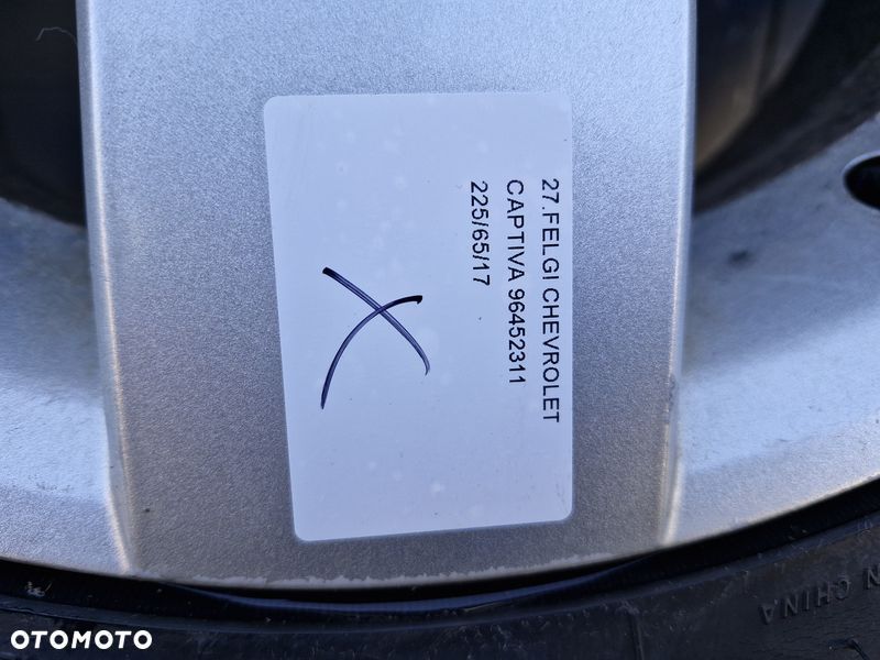 chevrolet captiva felgi aluminiowe 17 cali 5x115 7j 96452311 - 4