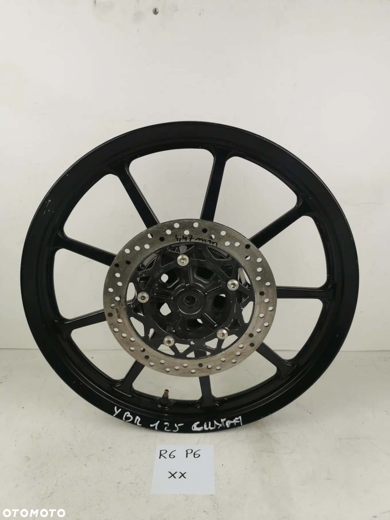 Yamaha YBR 125 Custom felga przód tarcze 15- - 1