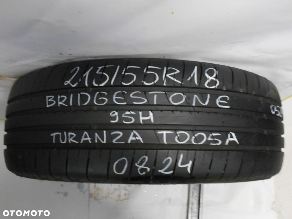 OPONY 215/55R18 BRIDGESTONE TURANZA T005 A DOT  0824 /  4223  7.3MM - 2