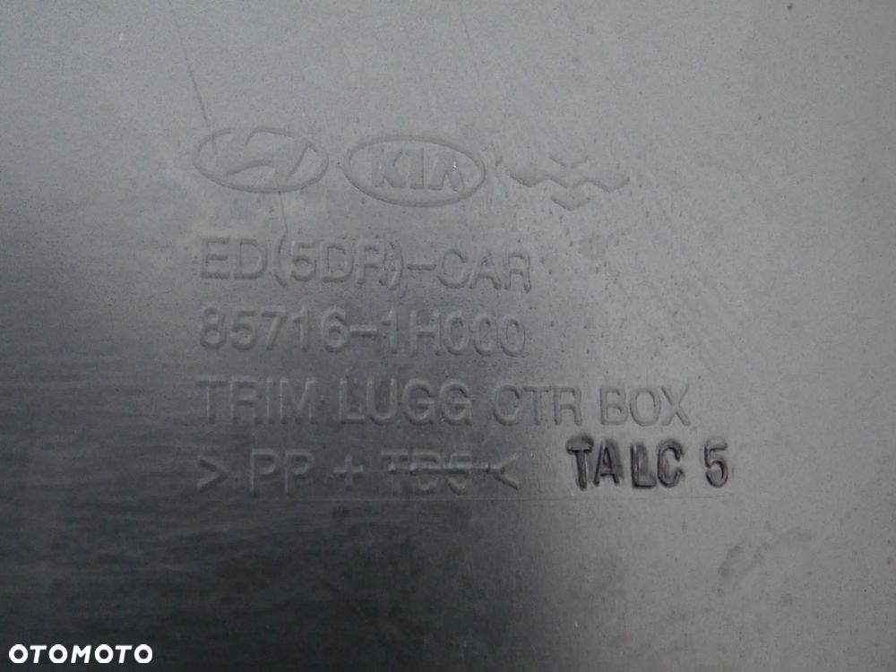 SCHOWEK ORGANIZER PODŁOGA BAGAŻNIKA KIA PRO CEED I 3 DRZWI - 3