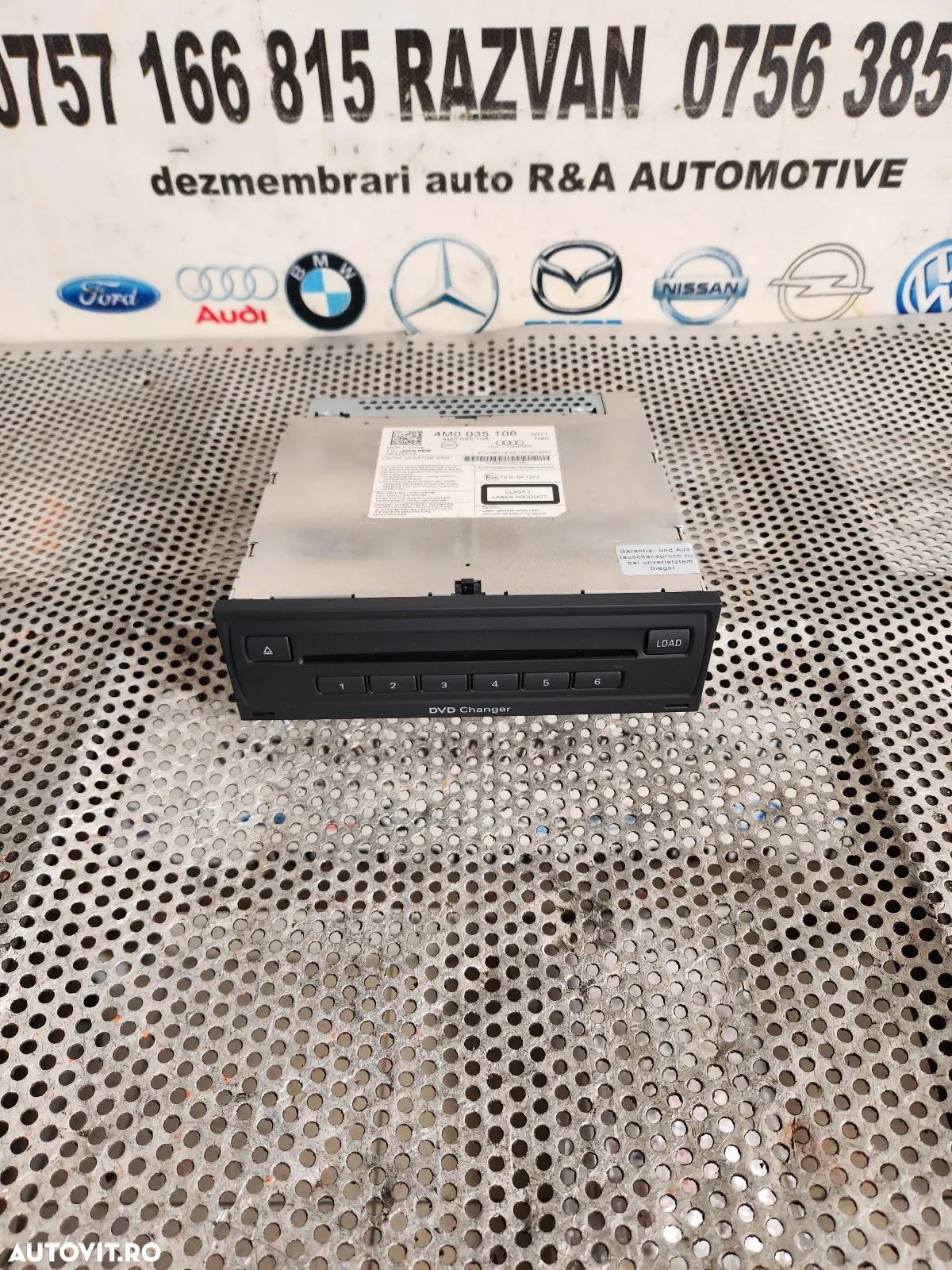 Unitate DVD Changer Audi A6 C7 A7 Q7 A8 D4 Etc Cod 4M Dupa 2014 - Dezmembrez Arad - 2