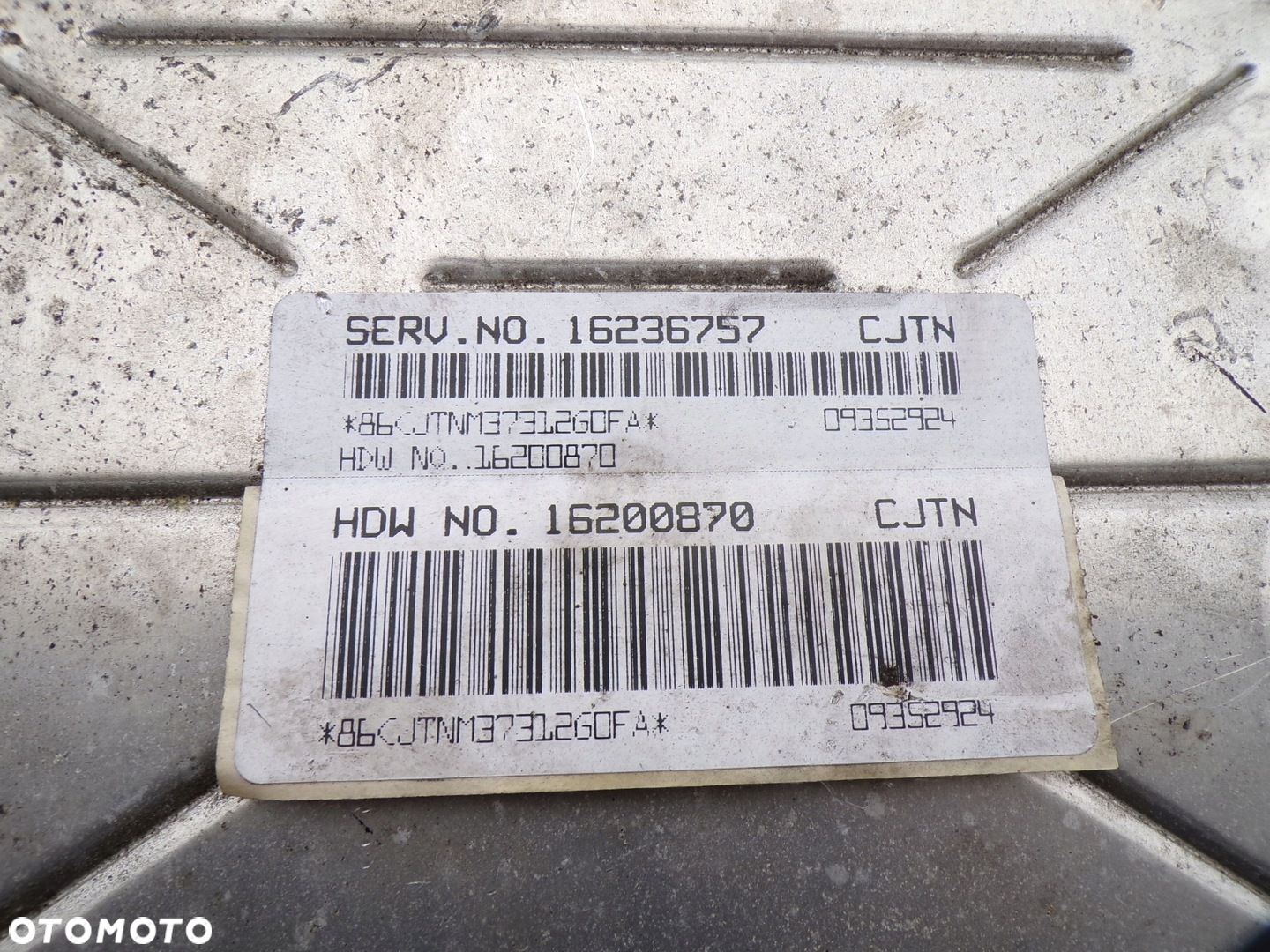 KOMPUTER STEROWNIK SILNIKA PONTIAC TRANS-SPORT 16236757 - 2