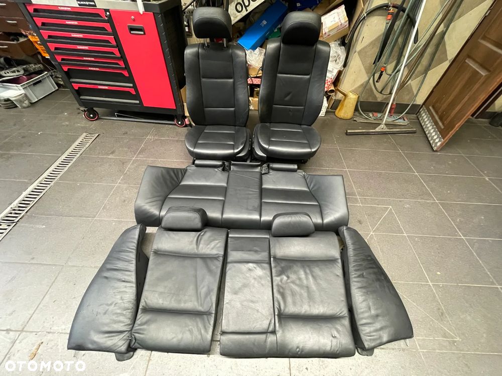 Bmw E46 Fotele, Kanapa Skóra Elektryczne Anglik - 1