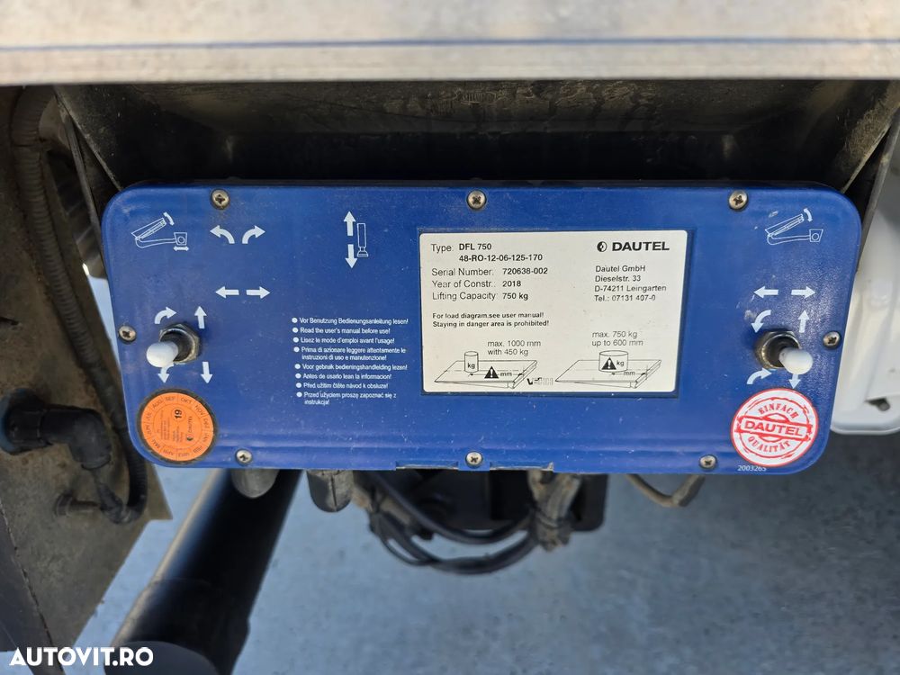Volkswagen Crafter KOFFER L=4.40m cu LIFT Hidraulic - 11