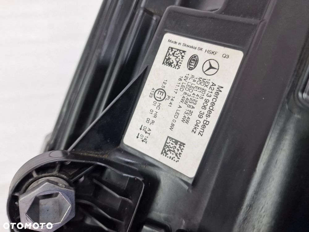 MERCEDES W213 E-KLASSA 16- LEWA LAMPA PRZEDNIA PRZÓD FULL LED HIGH PERFORMANCE , NR A2139063904 , NR AUKCJI LA639 - 11