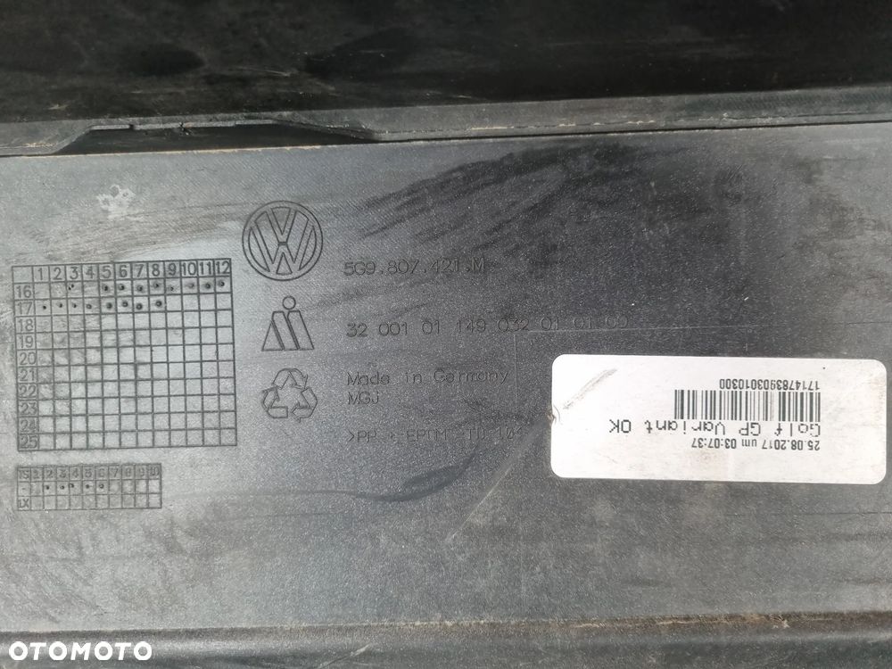 VW GOLF VII 7 LIFT 5G9 KOMBI ZDERZAK TYŁ TYLNY - 7