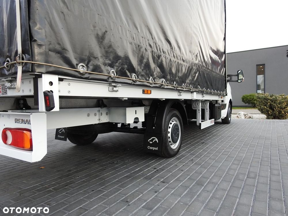 Renault MASTER PLANDEKA 10 PALET WEBASTO TEMPOMAT KLIMATYZACJA LEDY PNEUMATYKA  165KM - 18
