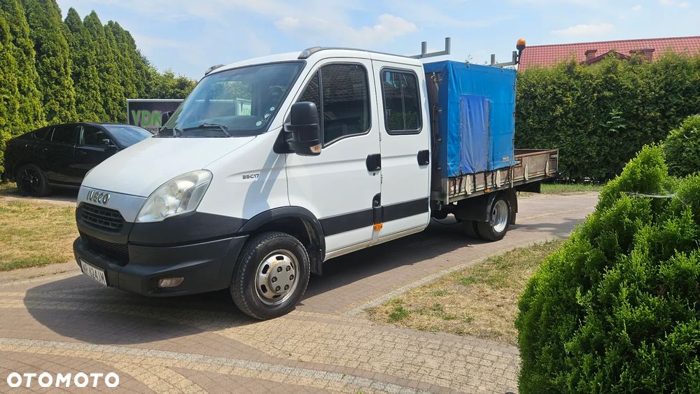 Iveco DAILY 35C17 3.0 HPI  35C DUBEL KABINA  7-OS SKRZYNIA  PAKA 3,20 M  IDEALNE POD KIPER  WYWROTKA - 1