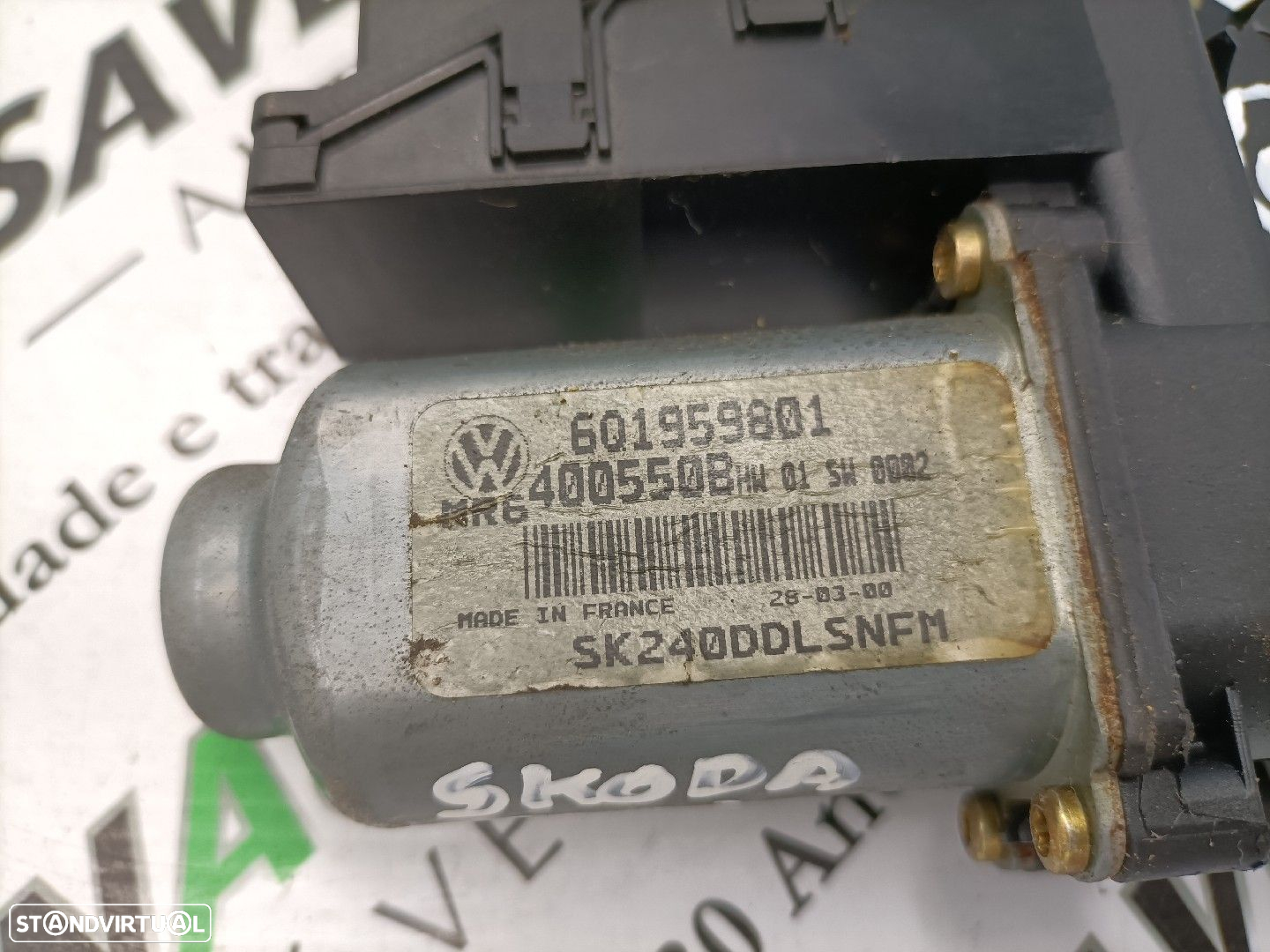 Motor Elevador Frente Esquerdo Skoda Fabia I (6Y2) - 3