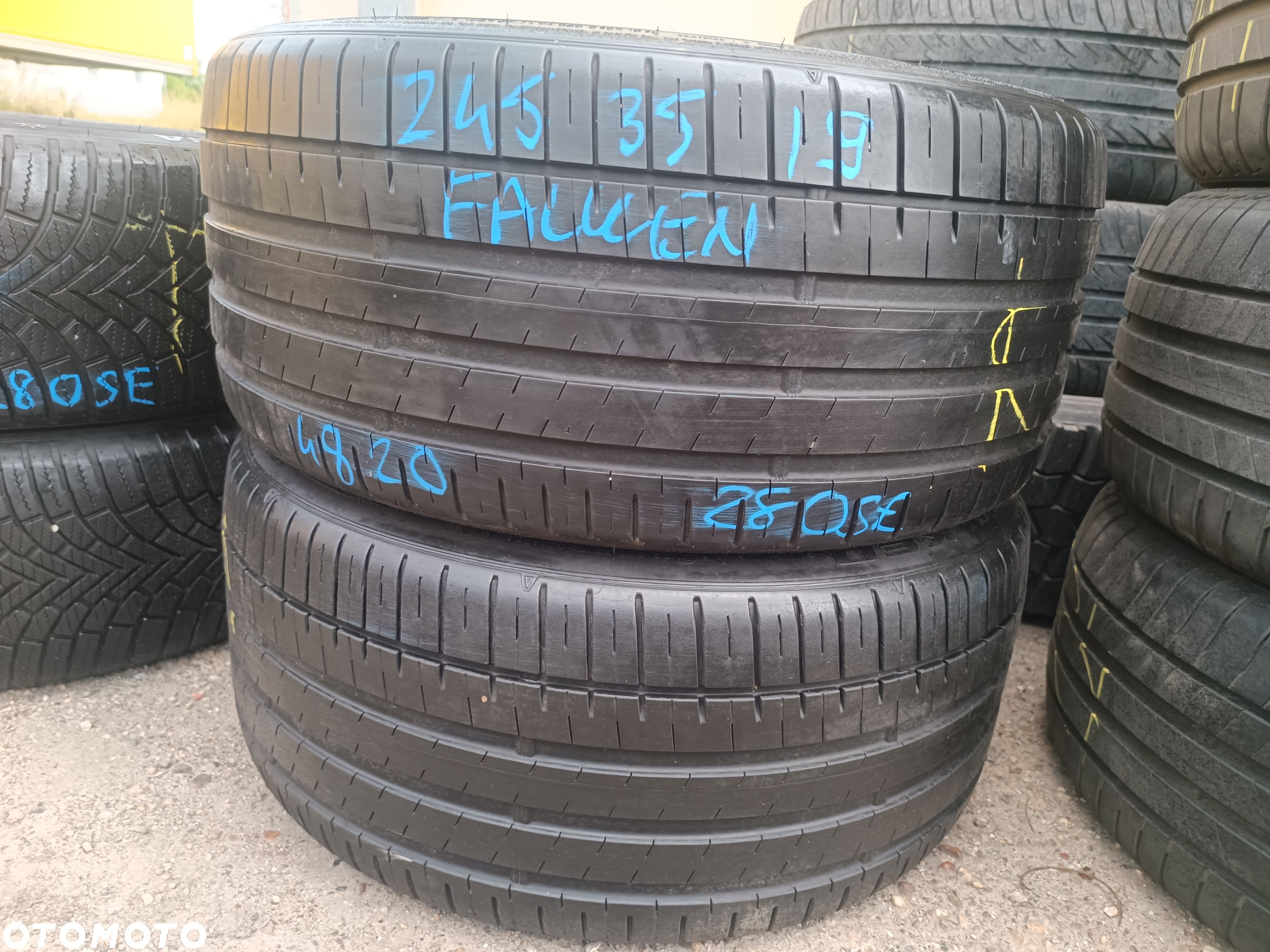 245/35R19 93Y XL Opony Letnie Lato Falken Azenis FK510 5mm Legnica ALU-RAD 245/35 - 1