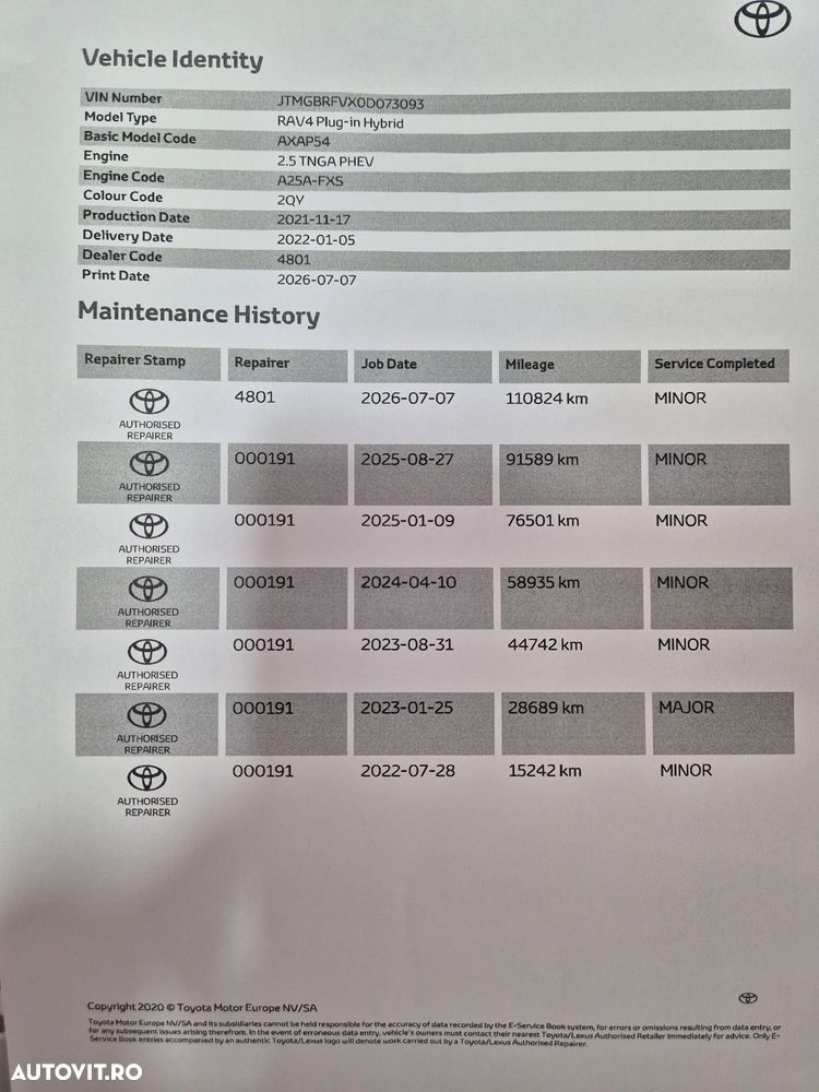 Toyota RAV4 2.5 PHEV VVT-iE 4x4 Style - 38