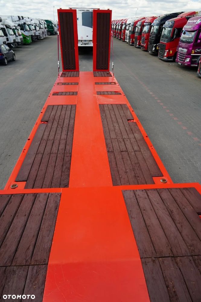Kassbohrer NACZEPA LAWETA NISKOPODWOZIE / NAJAZDY HYDRAULICZNE  / POSZERZANA/ 3 OSIOWA / OŚ PODNOSZONA / SKRĘTNA - 22