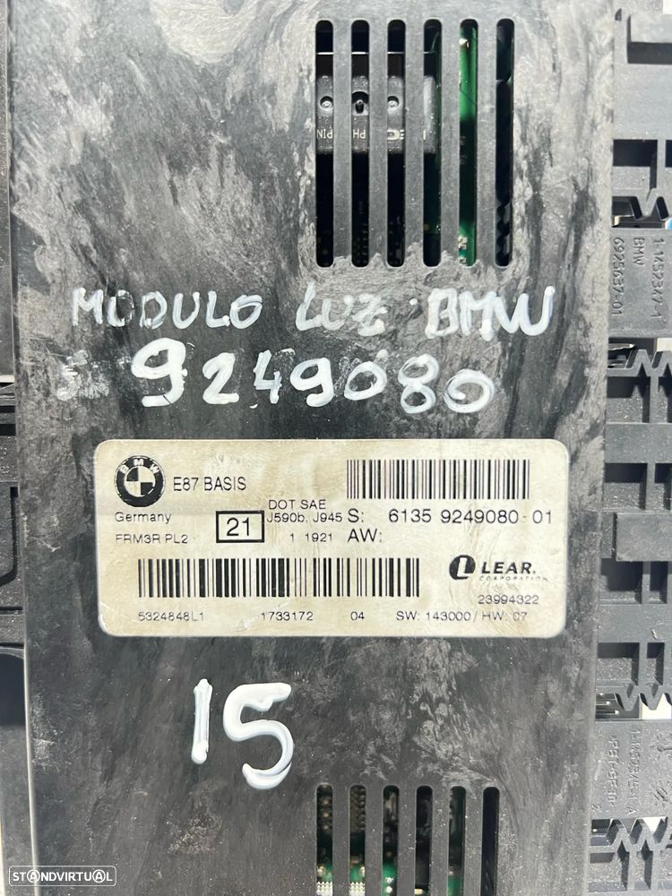 .Centralina Original Modulo FRM E87 Basis Lear BMW FRM3R PL2 9 249 080 / 23994322 - 1