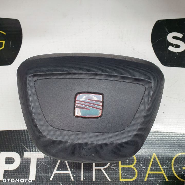 SEAT IBIZA 4 BGX DESKA ROZDZIELCZA KONSOLA KOKPIT PULPIT PODUSZKI AIRBAG AIR BAG PASY KIT SET - 6