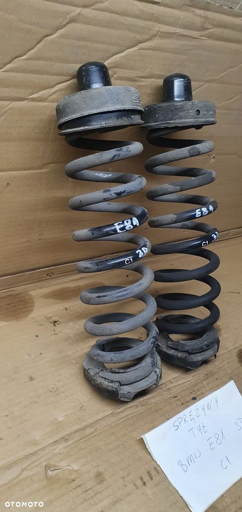 Sprężyny sprężyna zawieszenia tył tylne BMW I E81 E87 C1 - 4