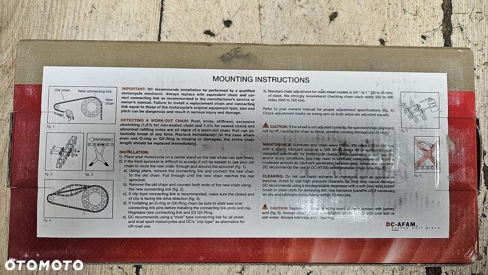 Zestaw napędowy Dyna Chain łańcuch DC520MX0 zębatki 15/43 Kawasaki KLX 650 - 7