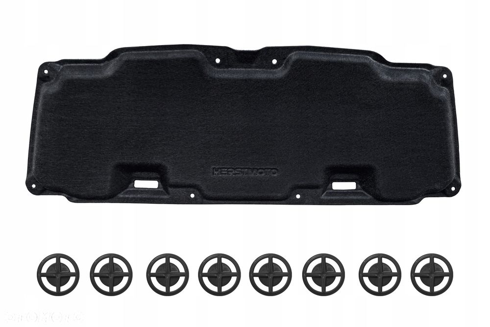 wygłuszenie maski ze spinkami 658401kk0b nissan juke i f15 2010-2019 - 2