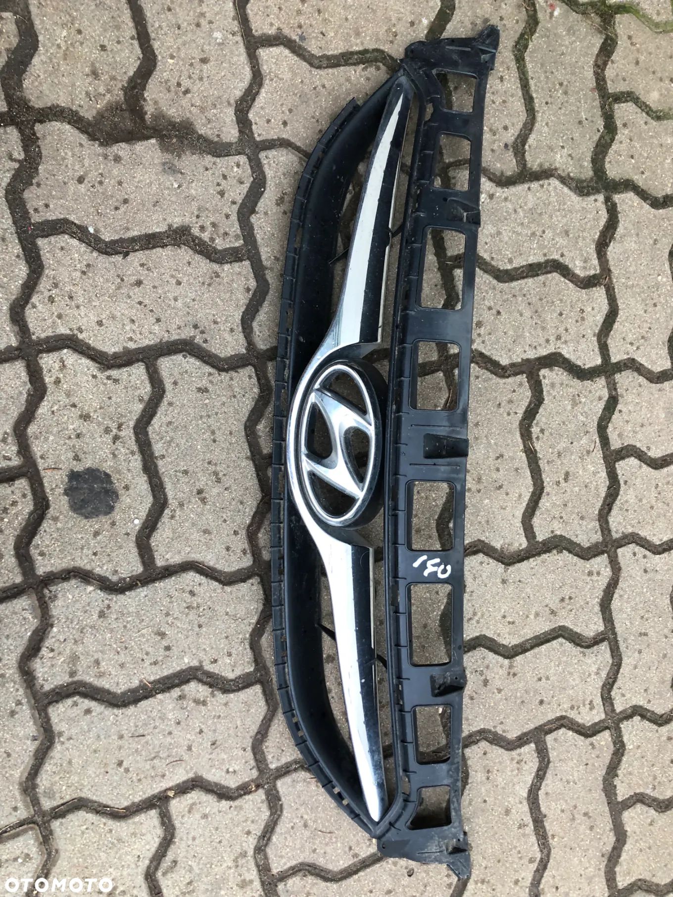 Krata wlotu powierza - Grill górny Hyundai i40 11-155 - 1