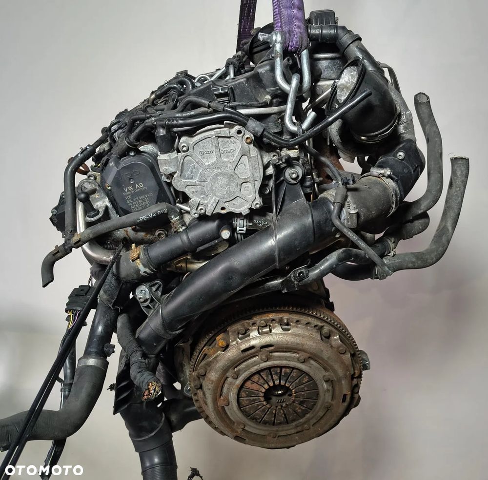 SILNIK KOMPLETNY VOLKSWAGEN AUDI SEAT SKODA 2.0 TDI CBA CBD - 9