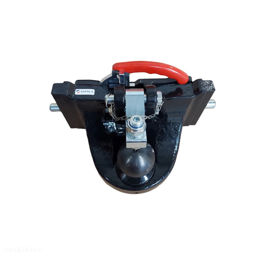 Zaczep kulowy zintegrowany SAPALA ZKZ 335-30-22 Czarny - 3