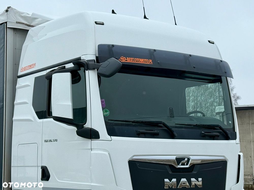 MAN TGX 26.470 / FIRANKA / 19 EUROPALET / XXL / NISKI PRZEBIEG / NOWY MODEL / 6X2 - 13