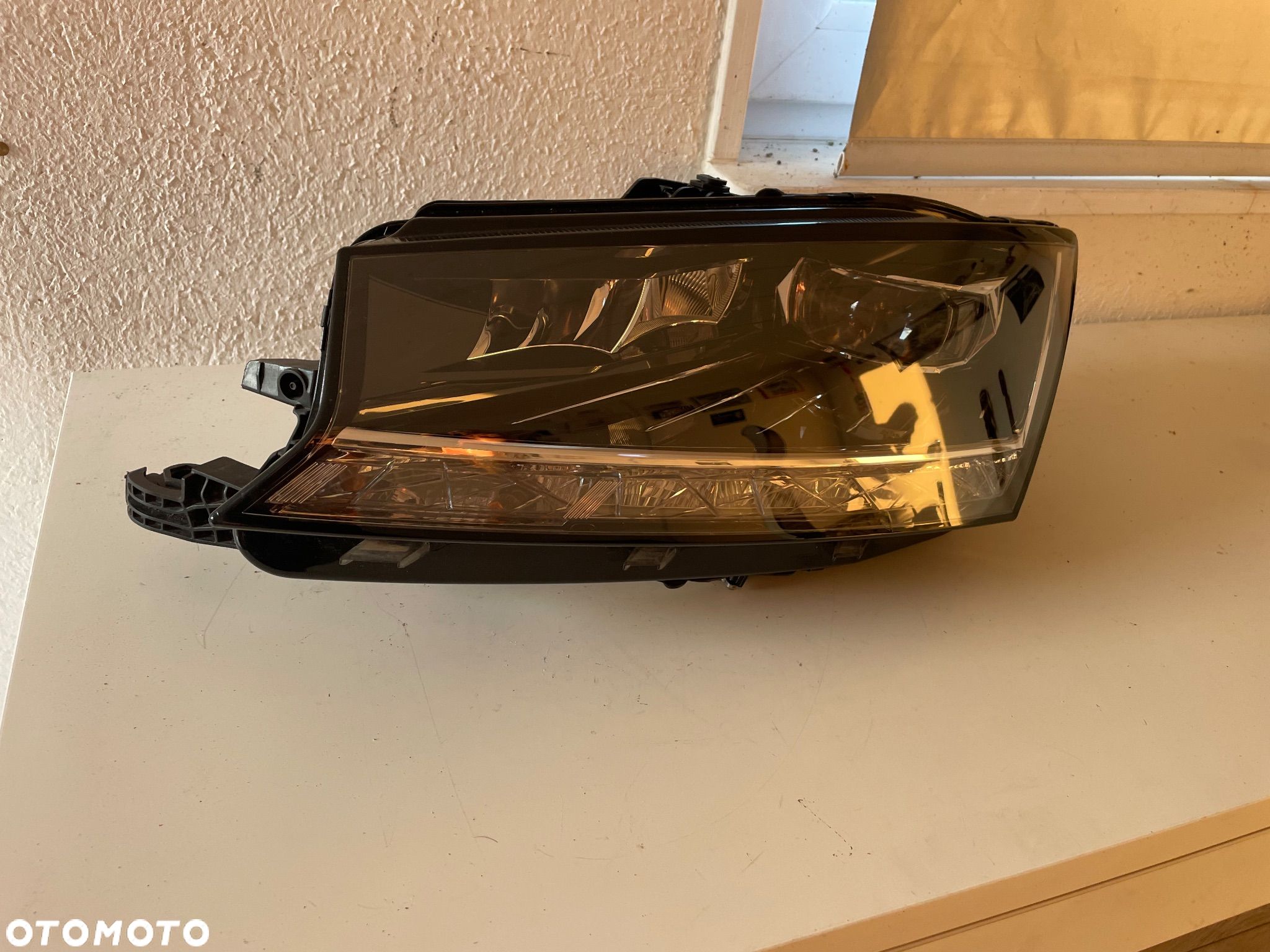 Lampa reflektor lewa przednia przód Skoda Fabia III LED XENON 6V1015E - 1