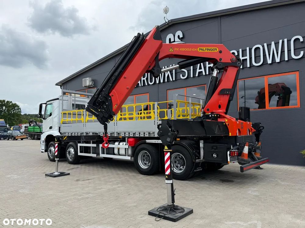 Mercedes-Benz Arocs Actros 3236 // E6 // 8x4 // Palfinger PK48002 z radiem // energetyka budowlanka skrzynia kran crane żuraw dzwig - 15