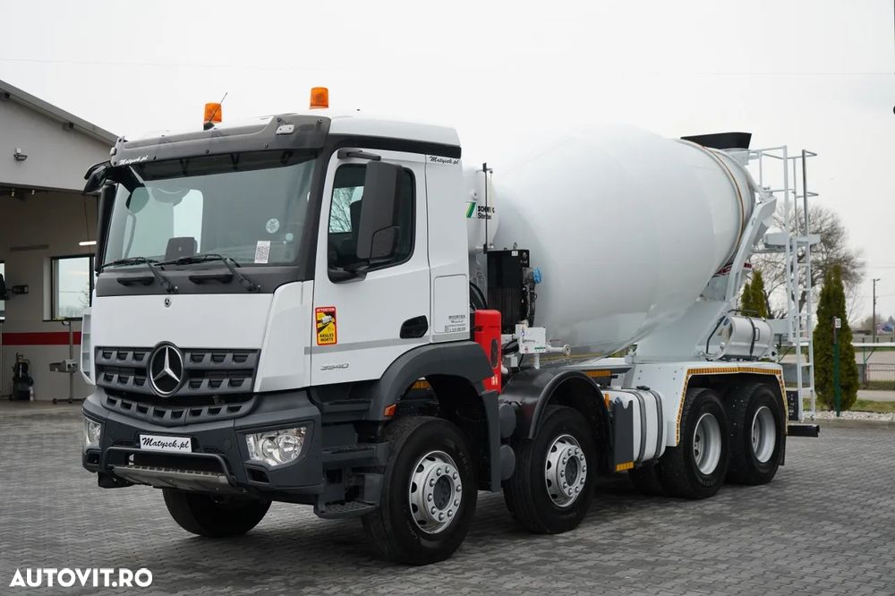 Mercedes-Benz AROCS 3540 / BETONIERĂ 9M3 / 8x4 / AUTOMATĂ / 2022 - 2