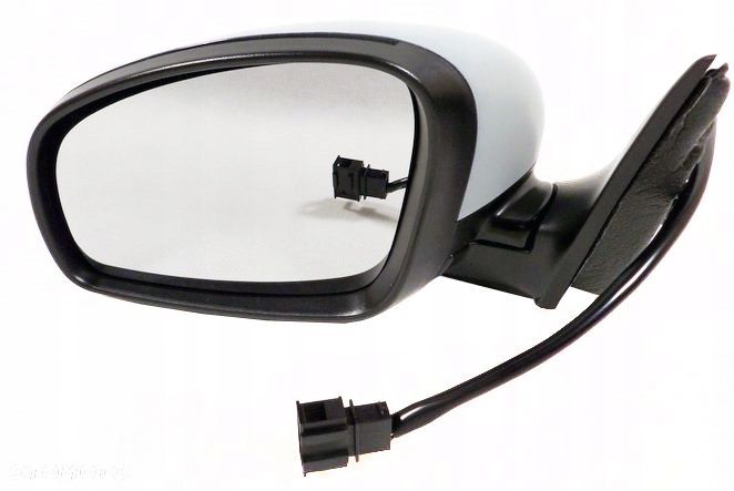 Skoda Fabia 07-14 Lusterko Zewnętrzne Lewe 5J1857507E - 1