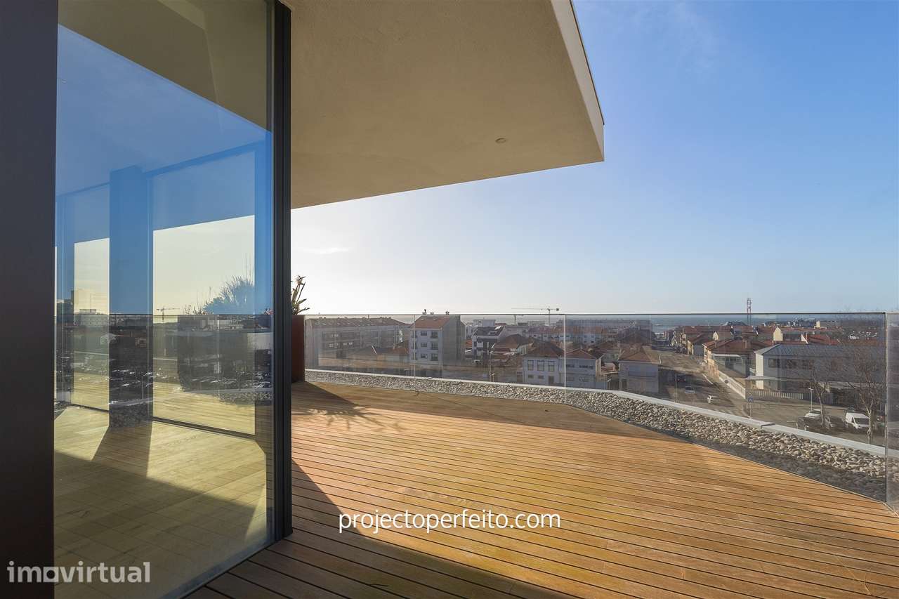 Penthouse T4 Nova com vistas fabulosas de Mar no coração de Espinho! - Grande imagem: 4/34