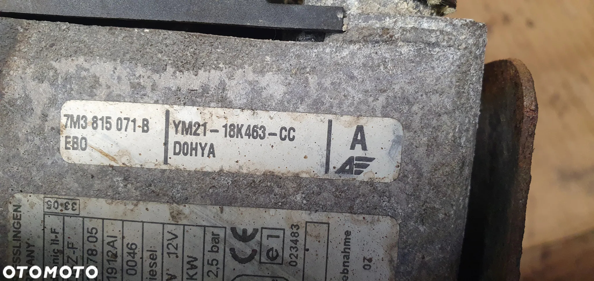Webasto ogrzewanie postojowe Ford Galaxy MK1 Lift 7M3815071B - 10
