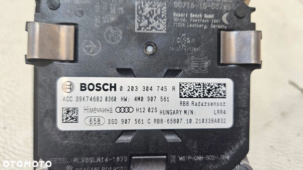 radar czujnik distronic bentley continental gt vw porsche audi 3sd907561c - 5