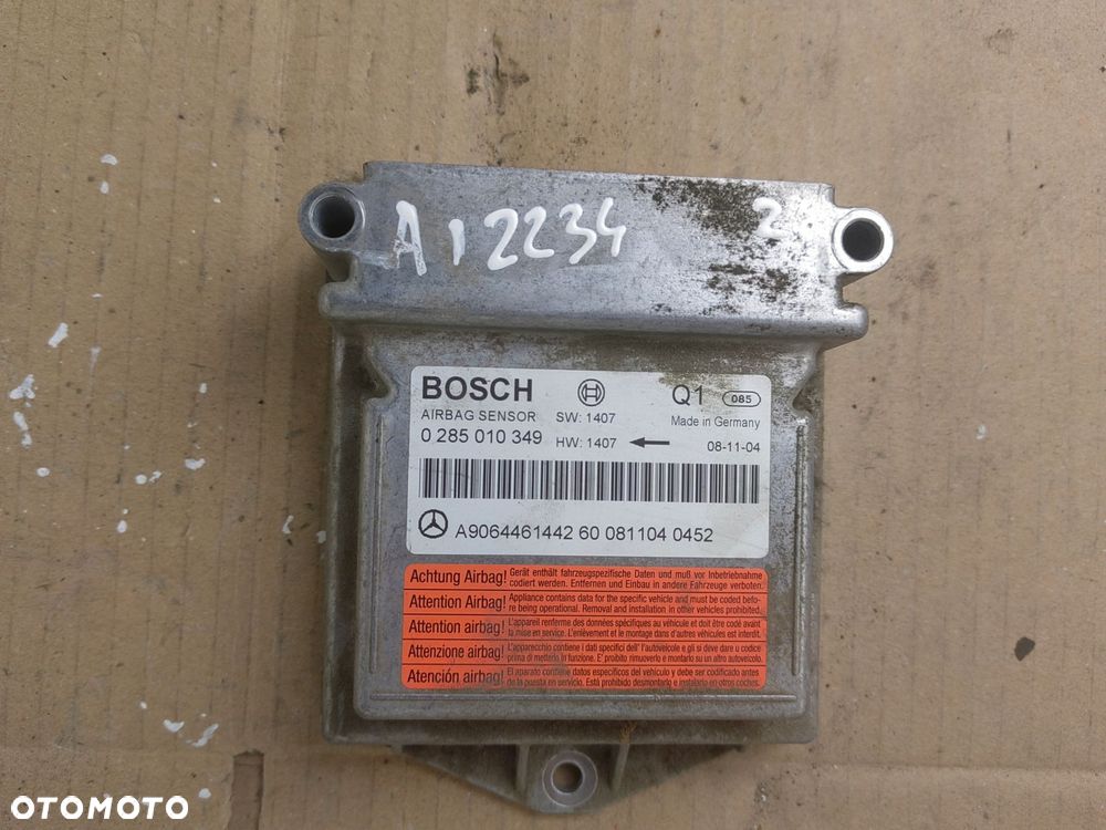 moduŁ sensor air bag mercedes sprinter 906 a9064461442 0285010349 - 1