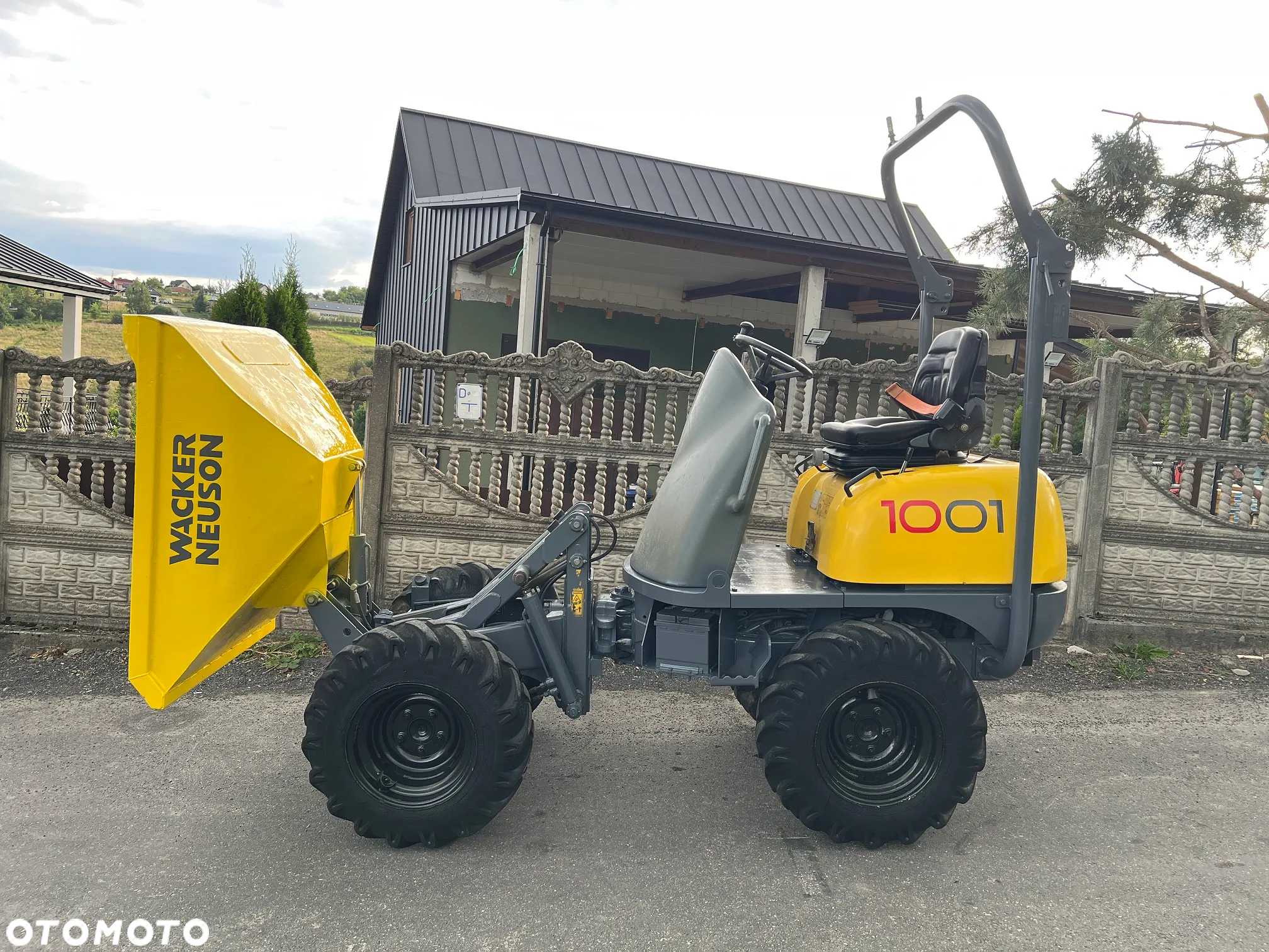 Wacker Neuson 1001 * Wozidło Budowlane Wacker Neuson 1 Tona * Wysoki Wysyp * Stan Bardzo Dobry * - 9